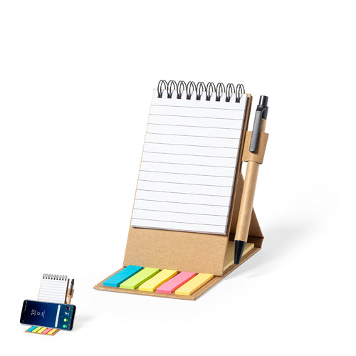 Nature line notepad convertible into a smartphone holder - Phesux Personalised