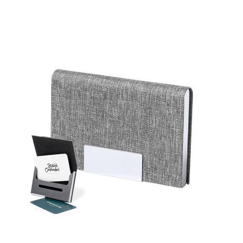 Stylish card holder made of durable 300D RPET polyester - Restek Personalised