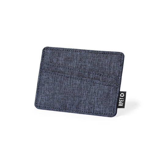 Stylish card holder made of durable 300D RPET polyester - Copek Personalised