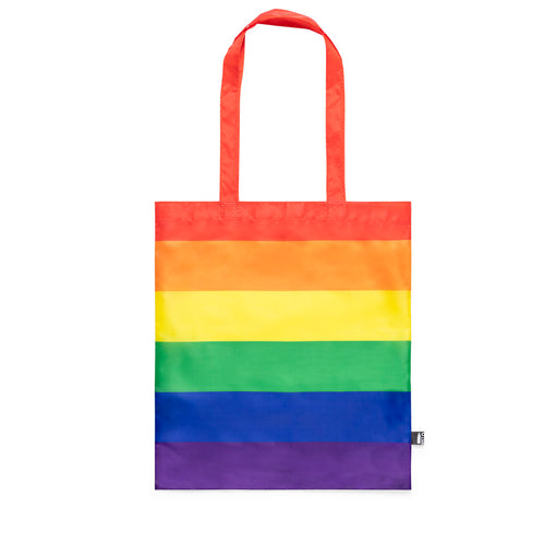 Multicoloured Rainbow bag, made of RPET 210T - Rubiros Personalised