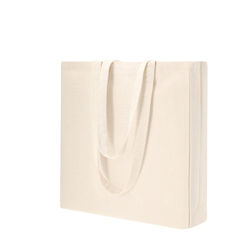 Borse A Soffietto Bidal Personalizzato - Borsa realizzata principalmente in cotone, con finitura naturale e 220 g/m²