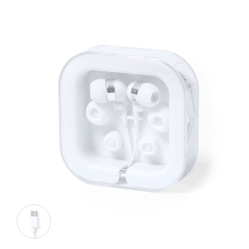 Cuffie Trubus Personalizzato - Cuffie in-ear pratiche e confortevoli con connessione Type-C