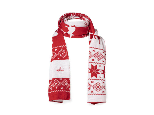 Fun and warm scarf with Christmas patterns - Luka Personalised
