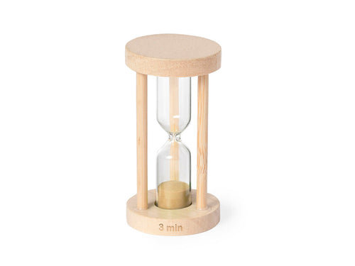 Sand clock with 3 minute duration - Trinket Personalised