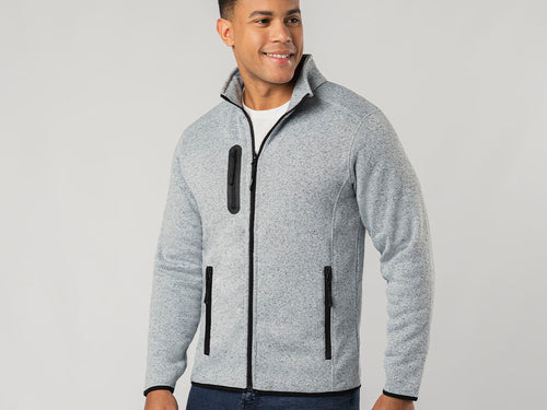 Stylish two-tone design jacket in warm and soft 280g/m2 polar fleece, with anti-pilling treatment, and available in several colours - Blossom Personalised