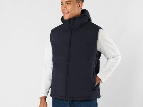 Gilet Brooke Personalizzato - Gilet con cappuccio in caldo e morbido materiale 100% poliestere