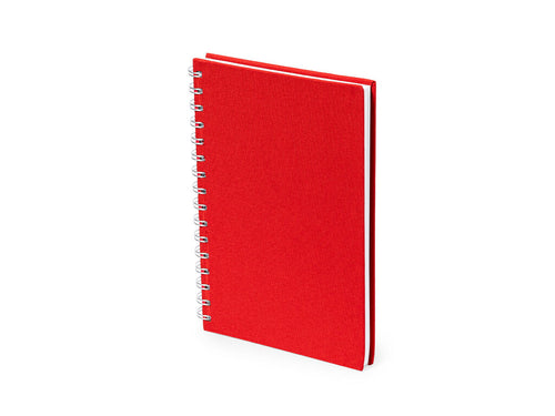 A5 ring binder notebook with hard covers, made in resistant RPET 300D material - Kimberly Personalised