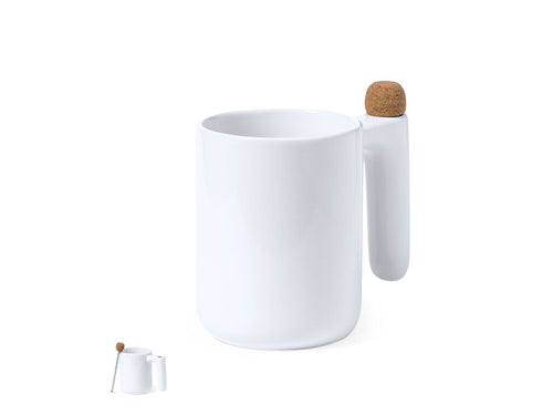 500 ml capacity ceramic mug, with glossy finish outside - Beverly Personalised