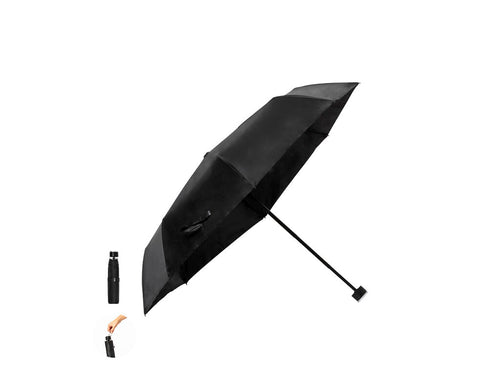 Folding umbrella 98cm diameter, in 190T RPET pongee material - Claris Personalised