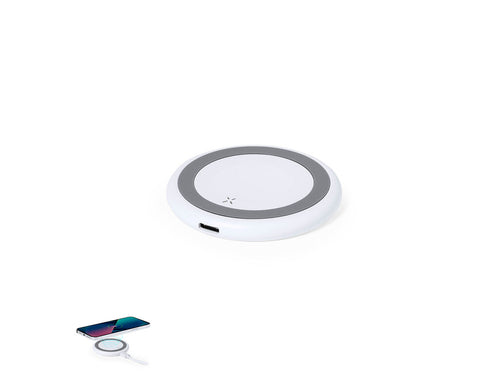 15W wireless charger with round design - Joyce Personalised