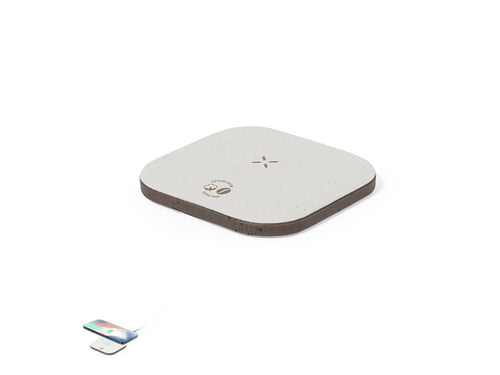 Wireless charger made of coffee fibre and recycled cotton - Griffin Personalised