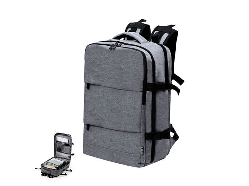 Multifunctional backpack made of 300D RPET - Myriax Personalised