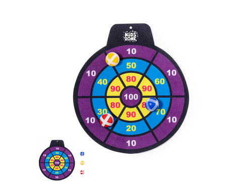 Fun fabric dartboard with velcro balls - Kerchak Personalised