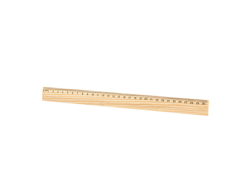 Useful 30cm ruler made of wood - Arnax Personalised