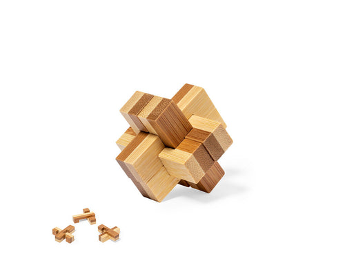 6-piece skill game made of soft bamboo - Cusack Personalised