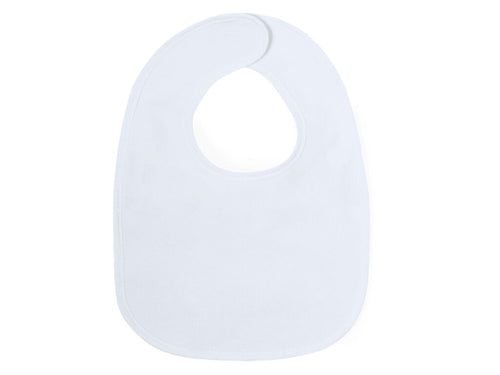 Practical children's bib made of cotton, with velcro fastening for a better fit - Ruby Personalised
