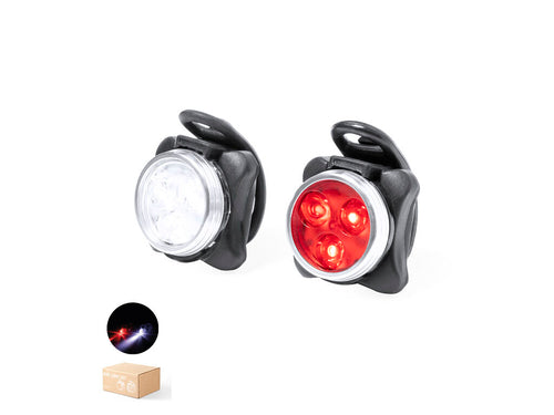 Bicycle safety light kit, made of silicone and ABS - Remko Personalised