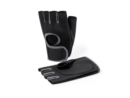 Sports gloves made of soft polyester and neoprene lycra, a combination of fabrics that creates a second skin that adapts to the hand, with a velcro closure at the wrist - Scot Personalised