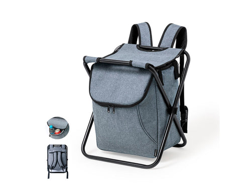 Folding chair with Aluminium body and cooler bag integrated in the seat - Sagan Personalised