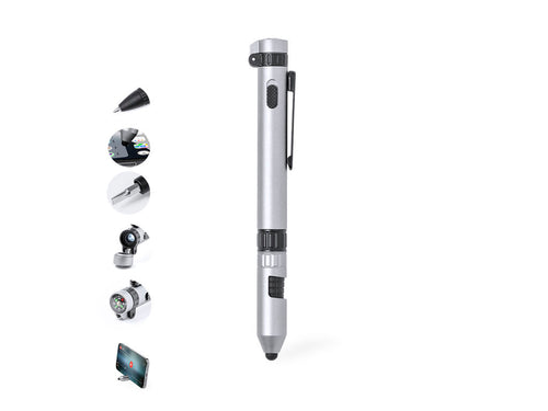 Handy multifunctional pen with 7 uses - Posdan Personalised