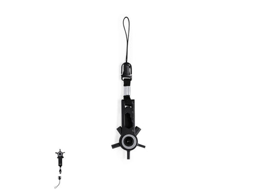 Efficient multi-tool with swivel head made of stainless steel with black finish - Sekmed Personalised