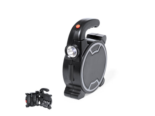 Tool set in ABS case with built-in torch and ergonomic handle, supplied with 4 LEDs powered by 3 AAA batteries (not included) - Hancuk Personalised
