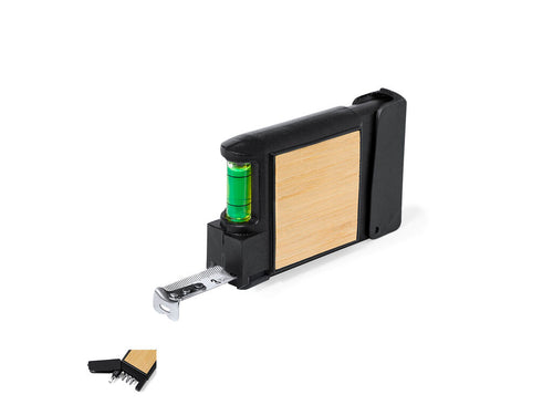 3m multi-tool flexometer, made of durable combination of bamboo and ABS - Eliza 3m Personalised