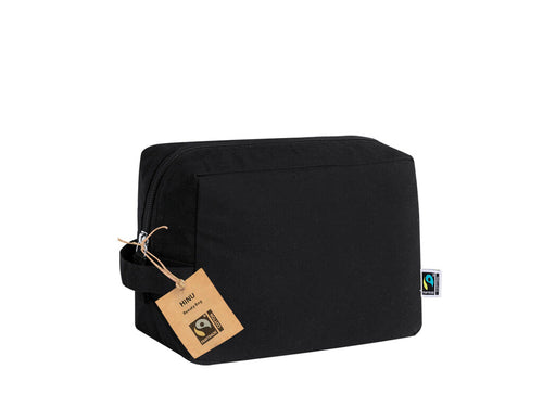 Nature line beauty bag, made of cotton - Hinu Fairtrade Personalised