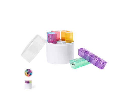 Compact weekly pill box - Ablix Personalised