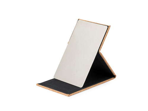 1X folding mirror made of cork - Tambour Personalised