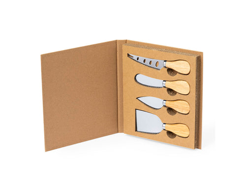Cheese set made of wood - Kubin Personalised
