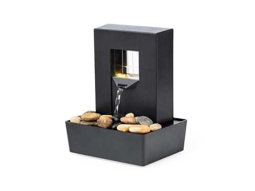 Portable, endless water fountain with LED lights - Huntan Personalised