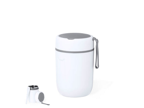 Double wall lunch box made of stainless steel and PP, with a capacity of 500 ml - Reuteman Personalised
