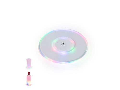 Original coaster with 6 LEDs for the illumination of drinks - Vitaly Personalised