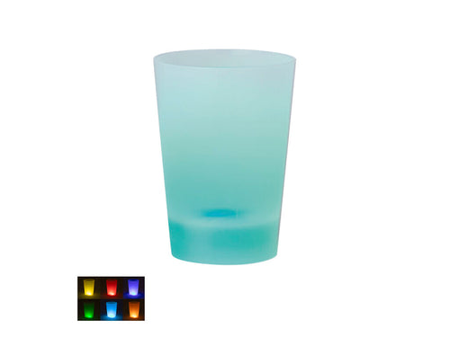 Unique illuminated glass with LED lights and 340 ml capacity, made of PS - Armos Personalised