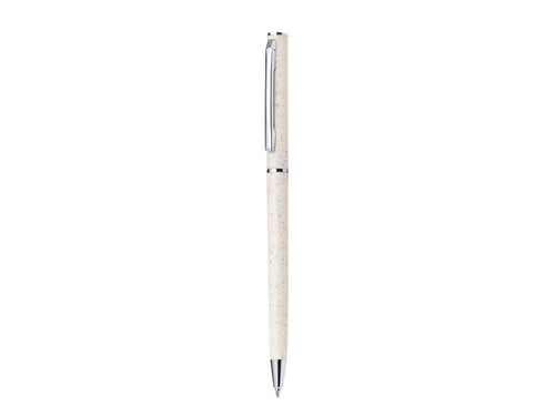 Ball pen with wheat straw barrel - Rafton Personalised