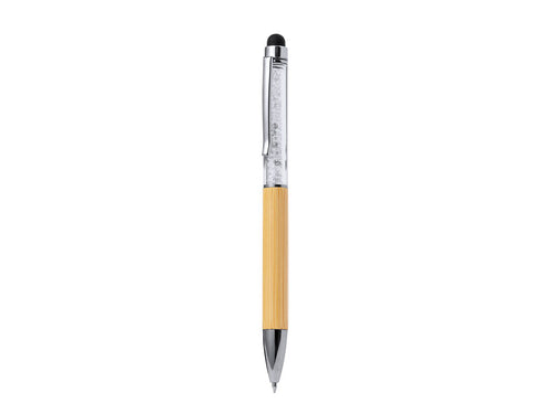 Elegant ball pen pointer with grip made in bamboo - Loev Personalised