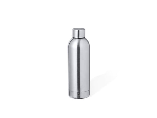 Recycled Stainless Steel thermal bottle with double-layer and a capacity of 500 ml - Hilker Personalised