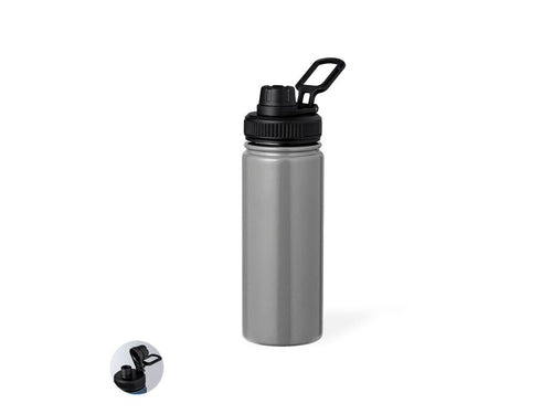 Stainless steel, thermal bottle, with double wall and 550 ml capacity - Corvac Personalised