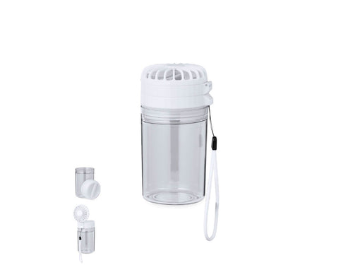 Practical bottle with fan, made of tritan and with a capacity of 350 ml - Zexen Personalised