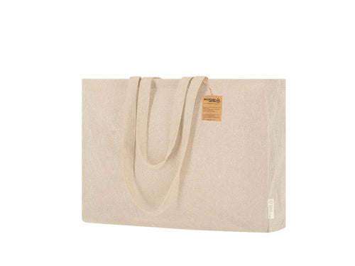 Borse A Soffietto Bonillo Personalizzato - Borsa realizzata in cotone riciclato ad alto grammatura 220 g/m²
