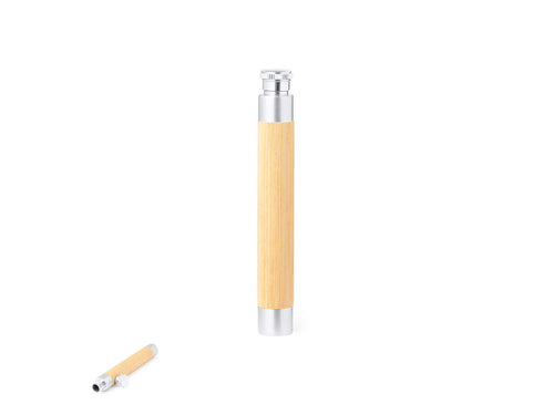 Genuine 45 ml flask made of bamboo and stainless steel - Zentia Personalised