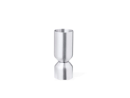 Stainless steel beverage measuring cup with matt finish - Zirano Personalised