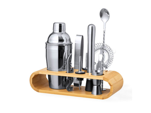 Elegant stainless steel cocktail set - Hunton Personalised