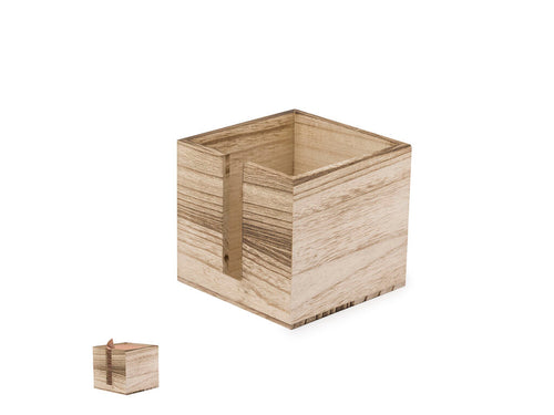 Useful napkin holder made of wood - Yingo Personalised