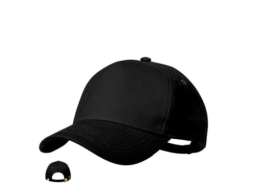 5 panel cap in organic cotton with soft finish - Gleyre Personalised