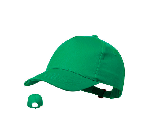 5 panel cap in recycled cotton with soft finish - Brauner Personalised
