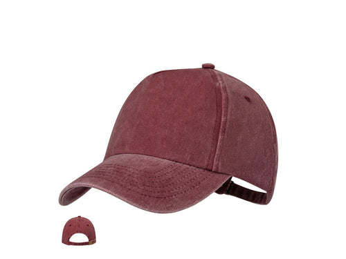 5 panel cap with washed effect finish - Zorp Personalised