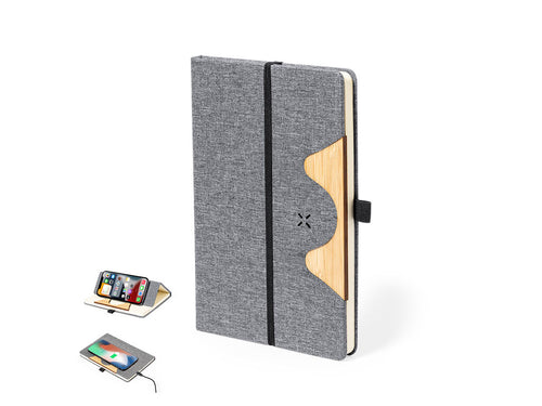 Notepad in A5 size and made of resistant 300D RPET polyester - Dalou Personalised