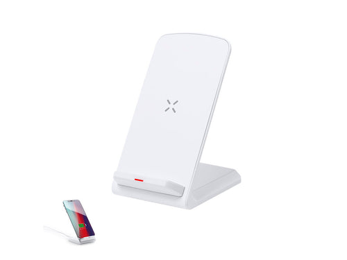 Wireless charger 15W with smartphone holder function, made of RABS - Tayil RCS Personalised